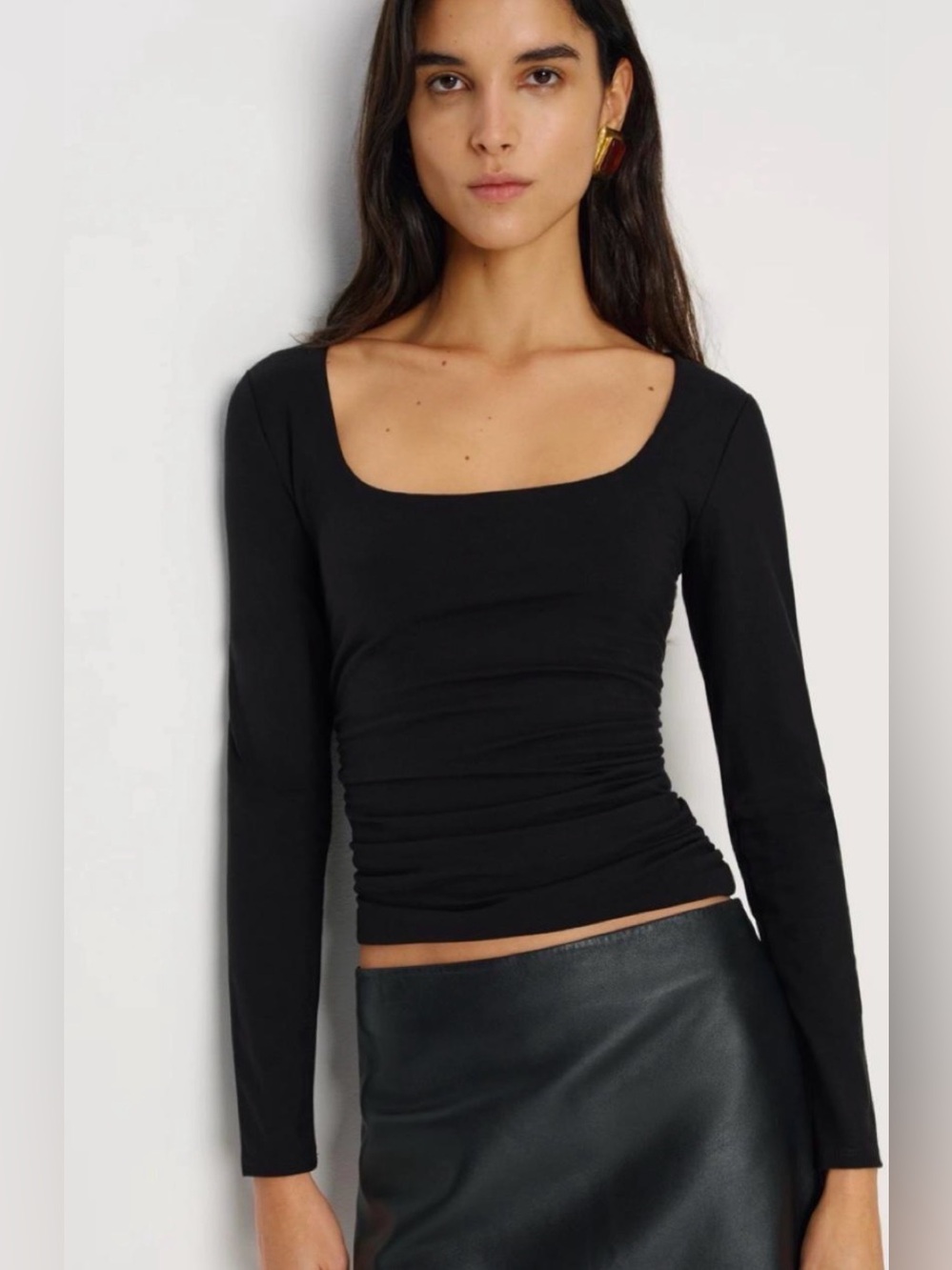 Reformation Long Sleeve Top, Size M